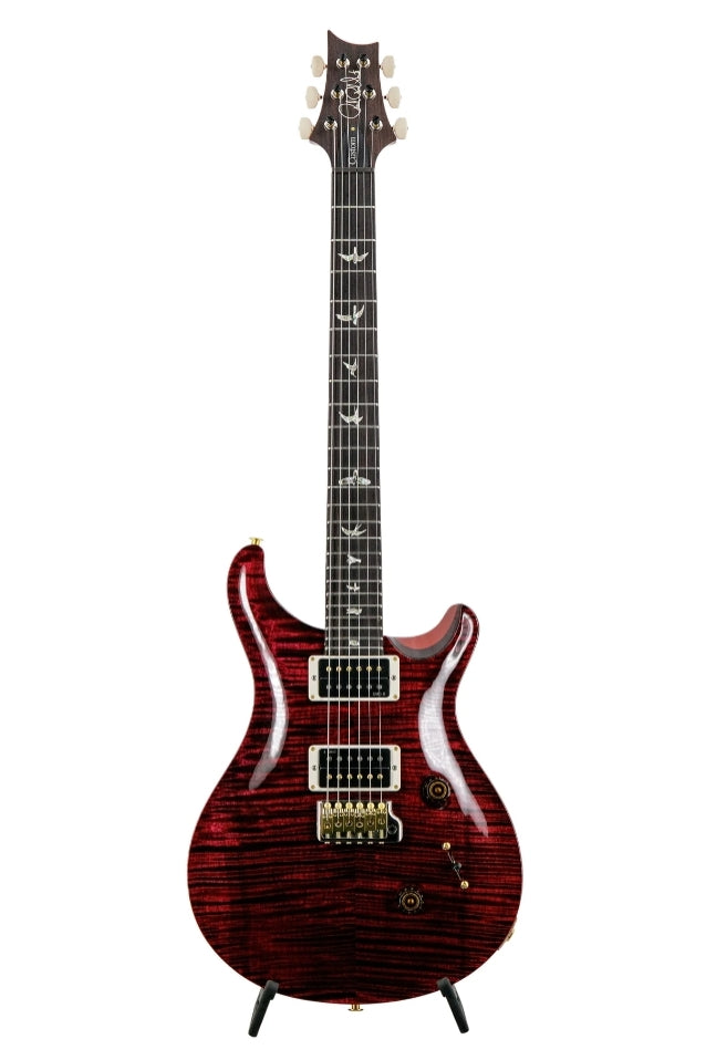 PRS Custom 24 10 Top Electric Guitar, Custom Color, Faded Fire Red