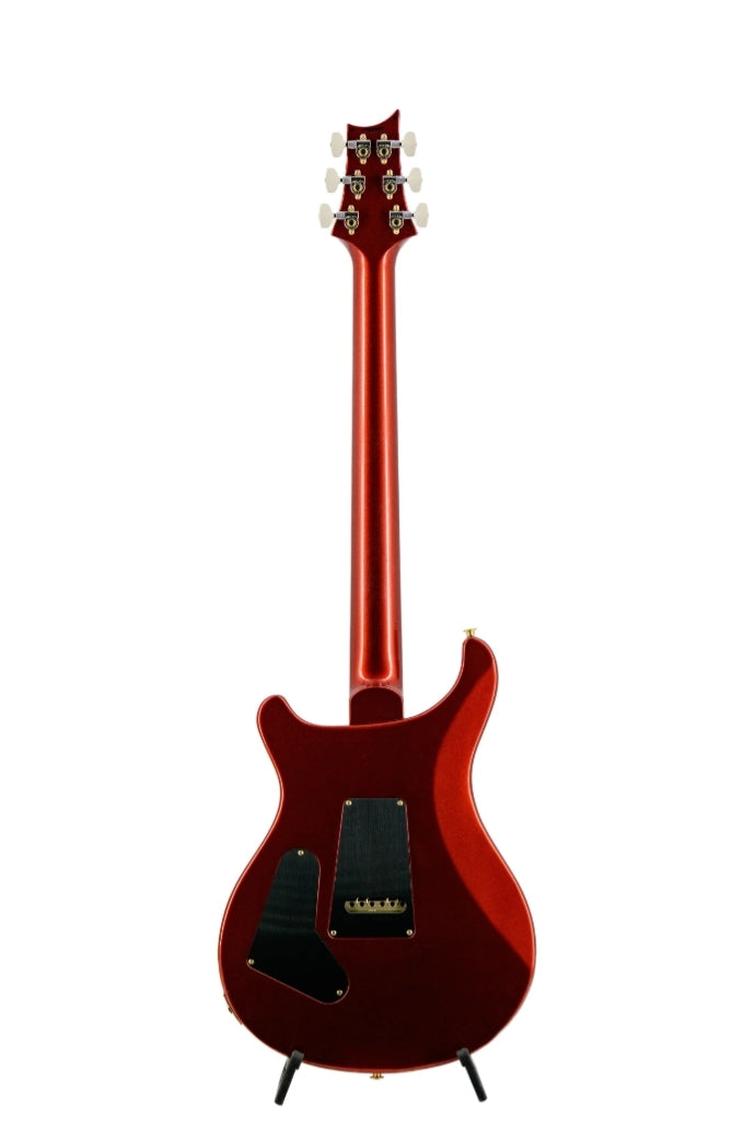 PRS Custom 24 10 Top Electric Guitar, Custom Color, Faded Fire Red