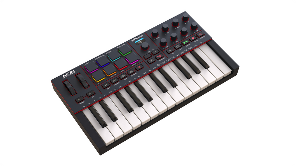 Akai Professional MPK Mini IV MIDI Keyboard Controller - Black