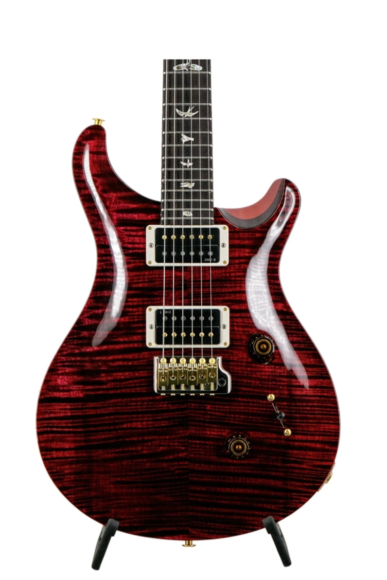 PRS Custom 24 10 Top Electric Guitar, Custom Color, Faded Fire Red